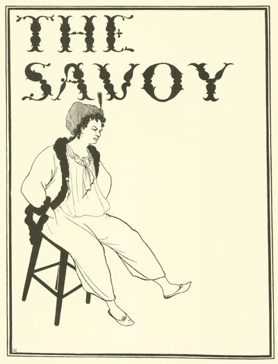 Omslagontwerp, The Savoy door Aubrey Beardsley