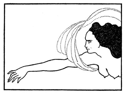 Flosshilde, illustratie voor Das Rheingold, gepubliceerd in 