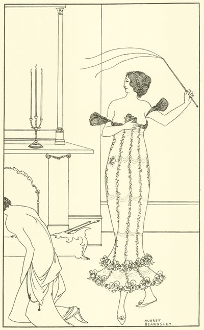 Frontispice, Het volledige en ware verslag van de wonderbaarlijke missie van Earl Lavender door Aubrey Beardsley