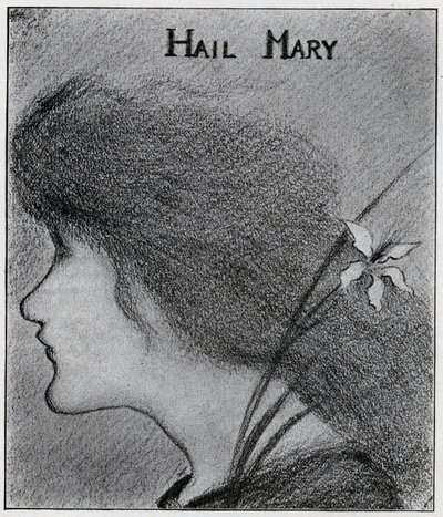 Wees gegroet Maria door Aubrey Beardsley