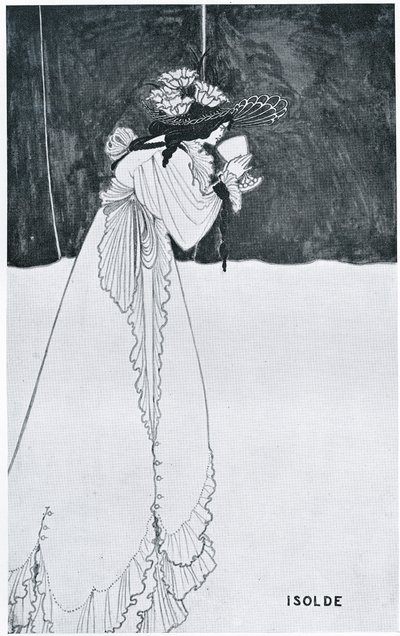 Isolde Drinkt het Gif door Aubrey Beardsley