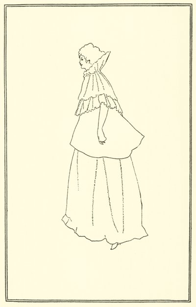 Madame Rejane door Aubrey Beardsley