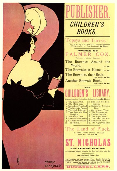 Uitgever. Kinderboeken, 1894 door Aubrey Beardsley