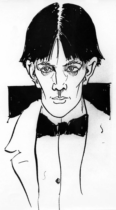 Zelfportret door Aubrey Vincent Beardsley door Aubrey Beardsley