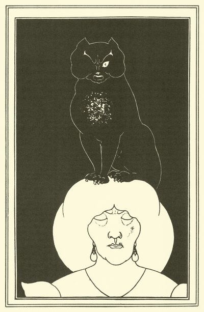 De zwarte kat door Aubrey Beardsley