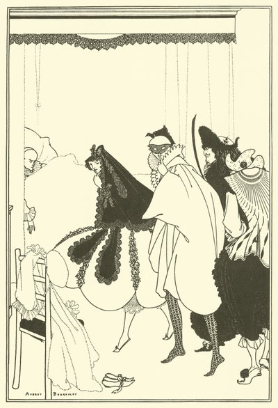 De dood van Pierrot door Aubrey Beardsley