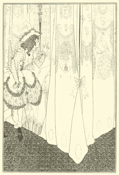De droom uit The Rape of the Lock door Aubrey Beardsley