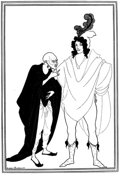 Het Onderzoek van de Heraut door Aubrey Beardsley