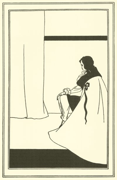 De val van het huis Usher door Aubrey Beardsley