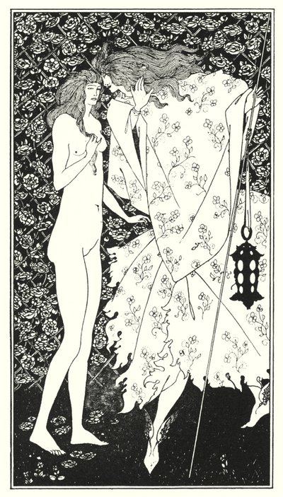 De mysterieuze rozentuin door Aubrey Beardsley