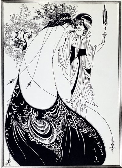 De Pauwenrok. Illustratie van Salome door Oscar Wilde door Aubrey Beardsley