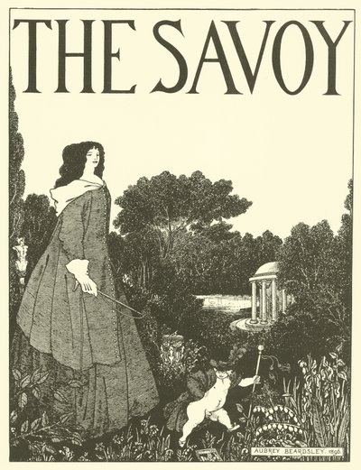 The Savoy door Aubrey Beardsley