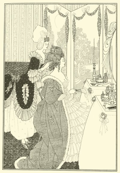 De toilet door Aubrey Beardsley