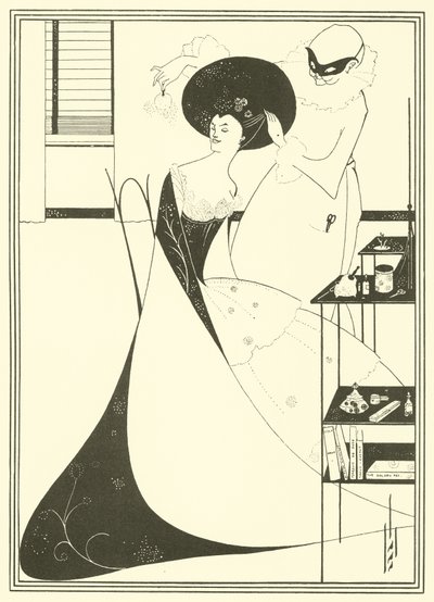 De toilet van Salome door Aubrey Beardsley