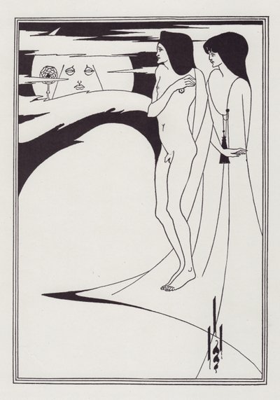 De Vrouw in de Maan, 1893 door Aubrey Beardsley