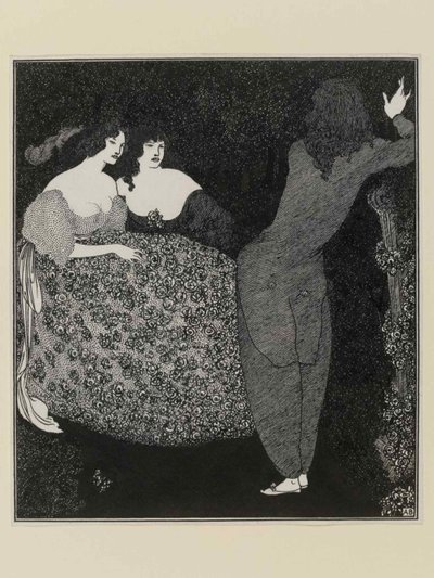 Tristan en Isolde, 1896 door Aubrey Beardsley