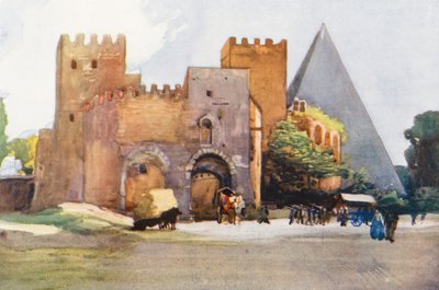 Rome: Poort van S Paolo door Aubrey Waterfield