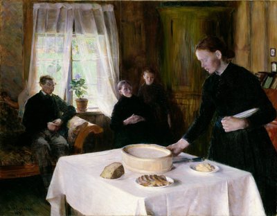 De tafel dekken door August Eiebakke