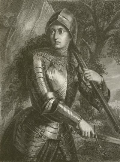 Johanna (gravure) door August Friedrich Pecht