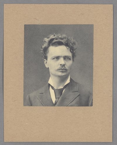 August Strindberg door August Josef Robert Roesler