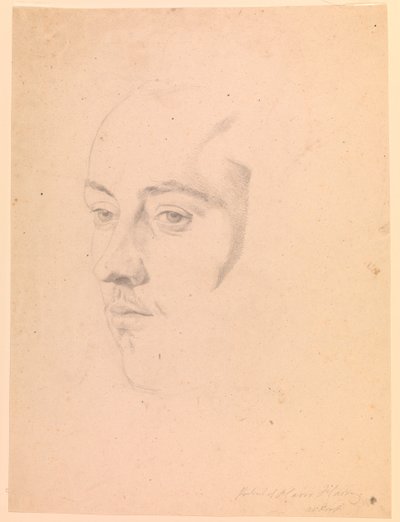 Portret van Harro Harring door August Krafft