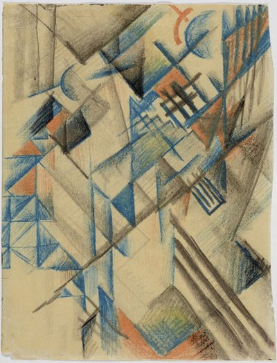 Abstracte vormen II door August Macke