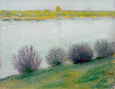 Aan de Rijn bij Hersel door August Macke