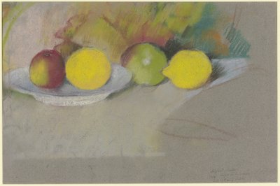 Appels en Citroenen, ca.1909-10 door August Macke