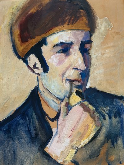 Portret van Franz Marc door August Macke