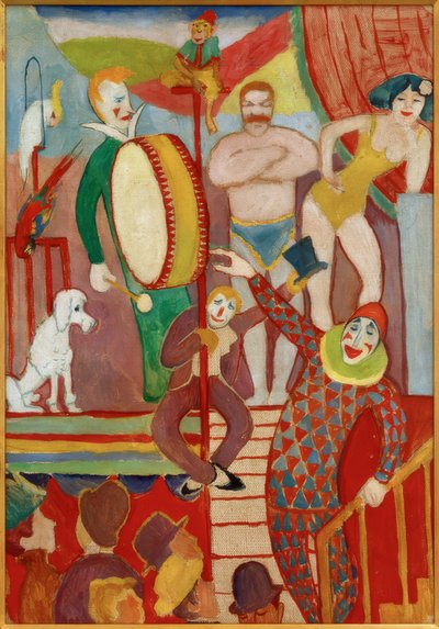 Circuswereld I door August Macke