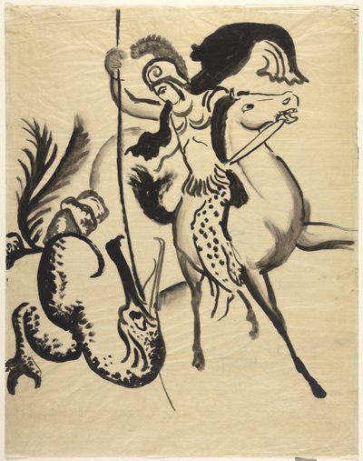 De heilige Georg door August Macke