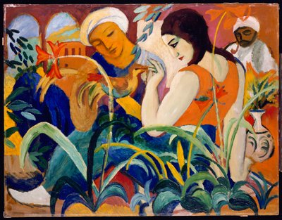 Oosterse vrouwen door August Macke