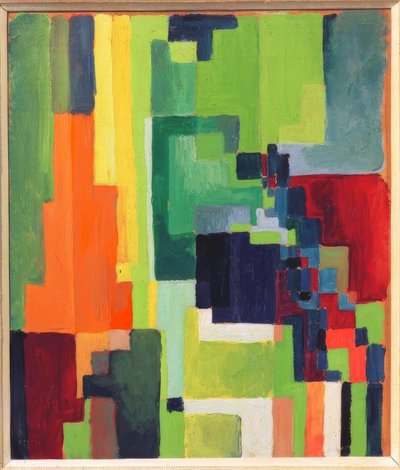 Kleurige Vormen II door August Macke