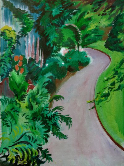 Tuinpad door August Macke
