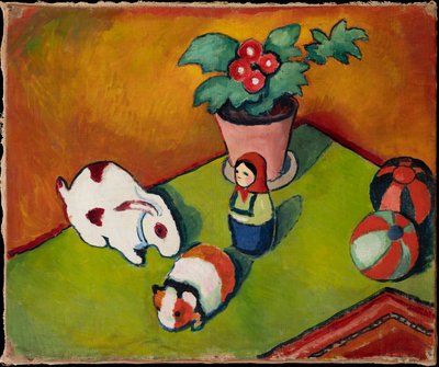 Little Walter’s Speelgoed door August Macke