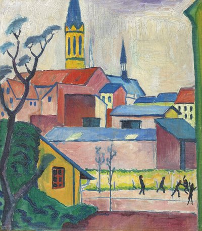 Marienkirche door August Macke