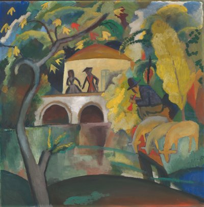 Rococo door August Macke