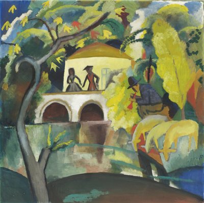 Rococo, 1912 door August Macke