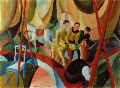 Circus door August Macke
