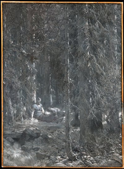 De verleiding van Frithiof (uit de saga van Frithiof) door August Malmström