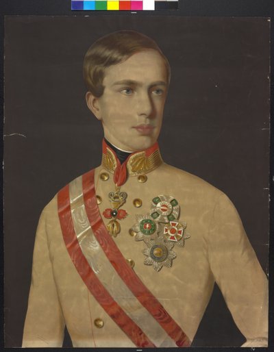 Keizer van Oostenrijk Franz Joseph I door August Prinzhofer