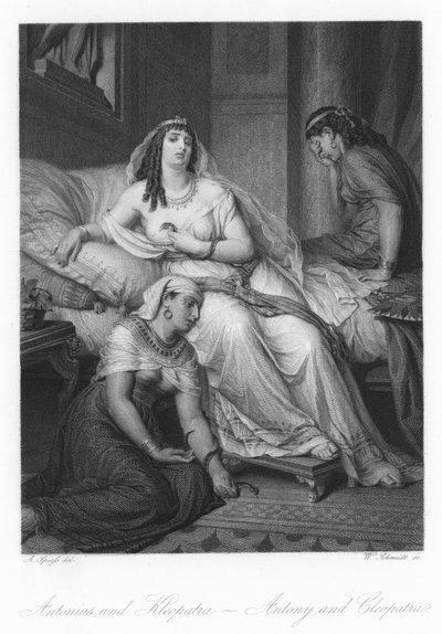 Scène uit Antony en Cleopatra door August Spiess