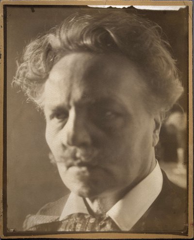 Zelfportret van August Strindberg door August Strindberg