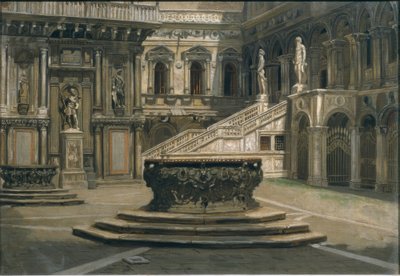 Innenhof des Dogenpalastes von August Weckesser