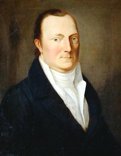 Portret van president van de politie Ludwig von Manger, ca. 1825 door August von der Embde