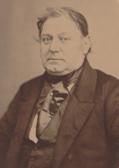 Portret van pianist en componist Amédée Méreaux 1802-1874 door Auguste Adolphe Bertsch