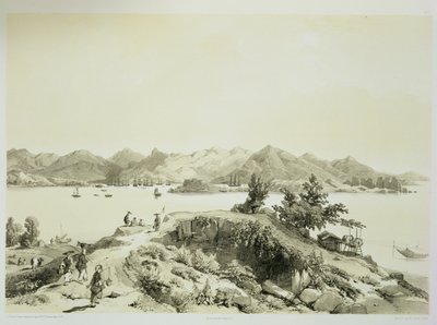 De baai en het eiland van Hong Kong, plaat 4 uit 