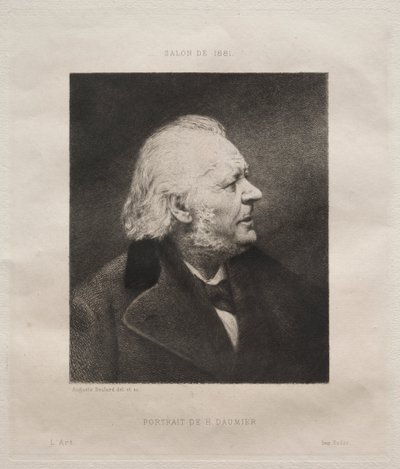 Honoré Daumier door Auguste Boulard