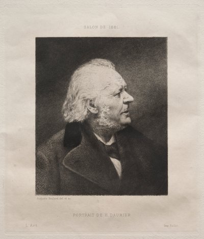Honoré Daumier, 1881 door Auguste Boulard