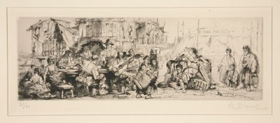 Circusgroep door Auguste Brouet